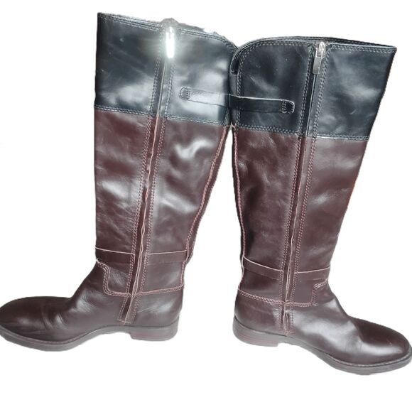 Enzo Angiolini Women's Size 6M Leather Riding Boots - Picture 2 of 10